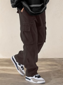 [Customer Favorite] Men's Stylish Drawstring Cargo Pants with Multiple Pockets - Comfortable, Casual Wear for Hiking & Outdoor Activities